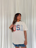 USA Patchwork Tee