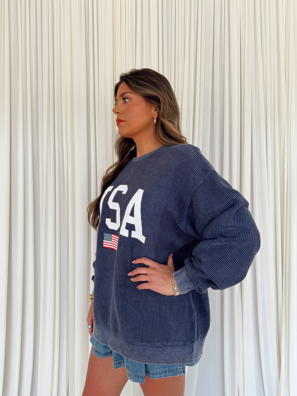 USA Flag Sweatshirt