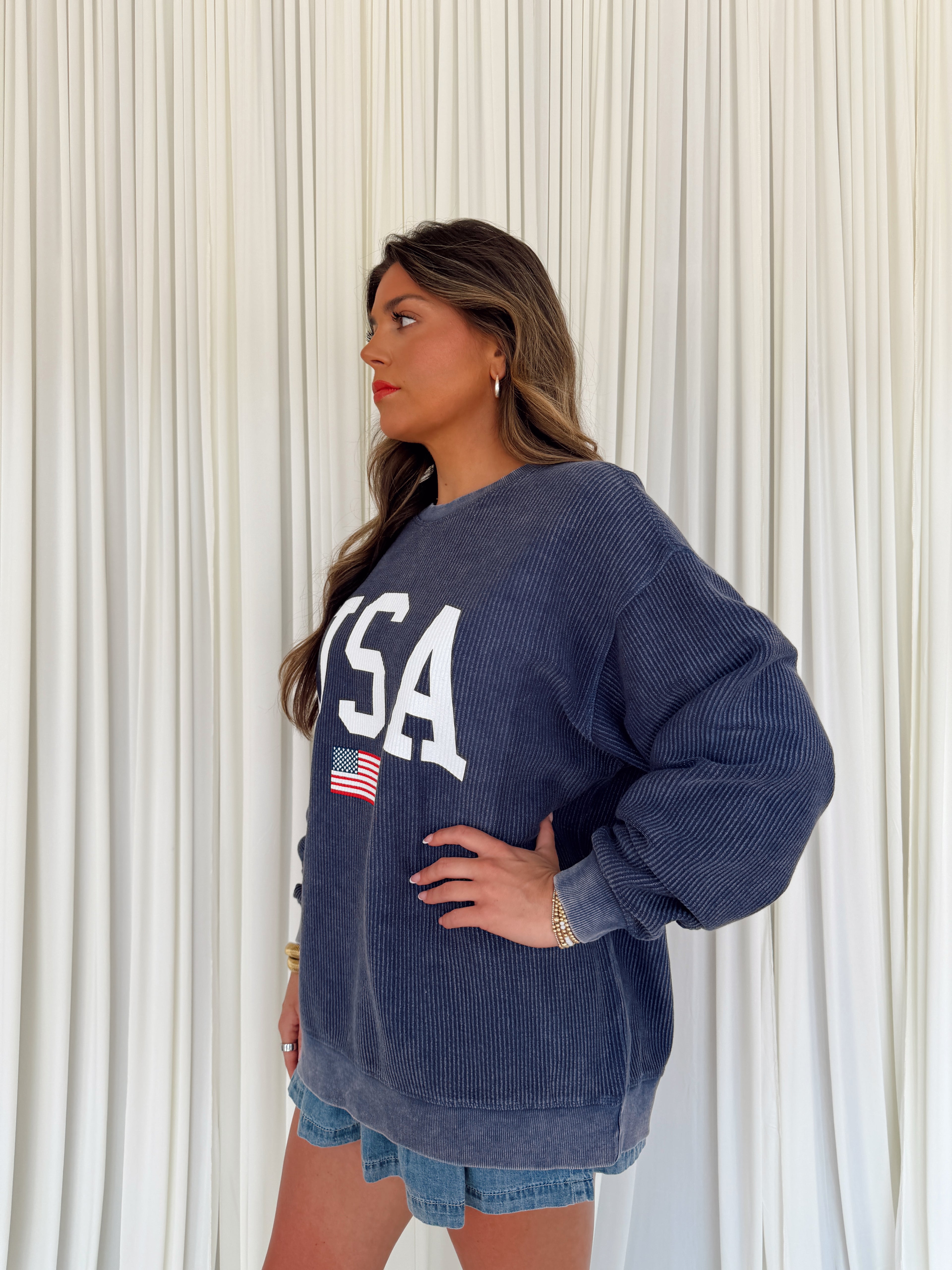 USA Flag Sweatshirt