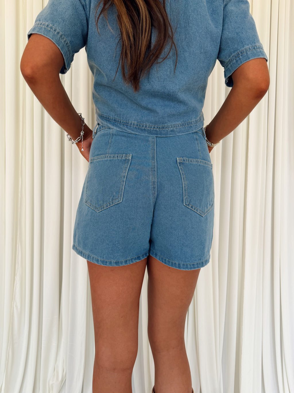 Denim Skort