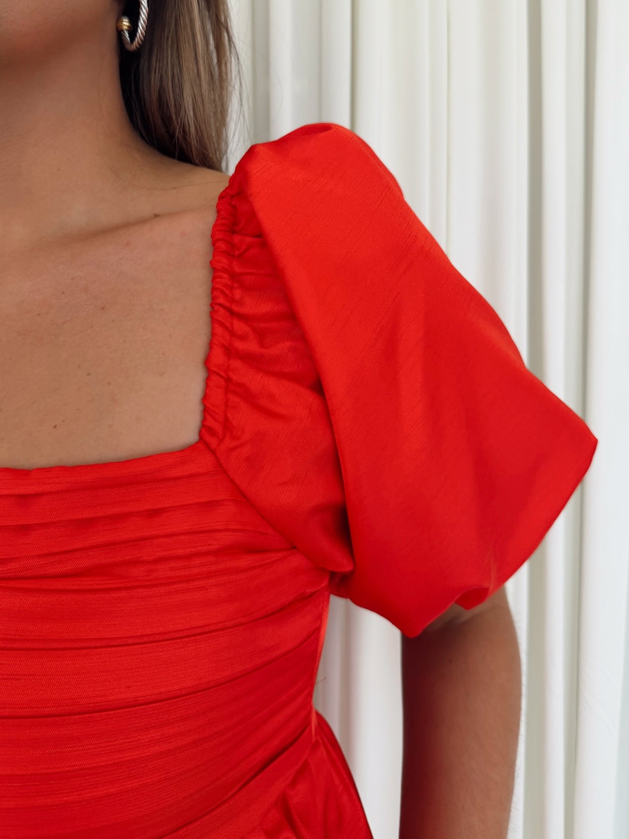Square Neck Mini Dress