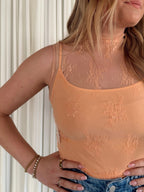 Aubrey Lace Sleeveless Top Knit