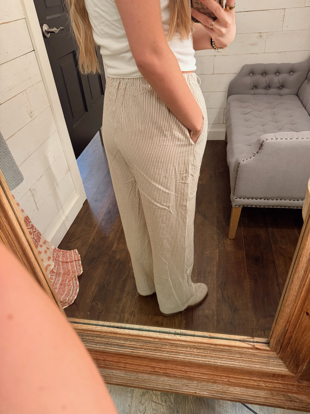 Striped Wide Leg Pants