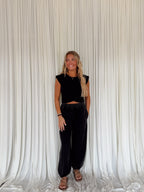 Short Sleeve Wrap Top