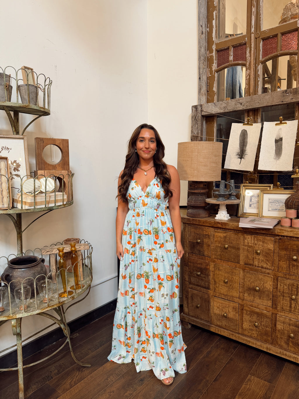 Citrus Grove Maxi Dress