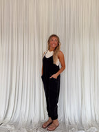 Mineral Wash Spaghetti Strap Jumpsuit