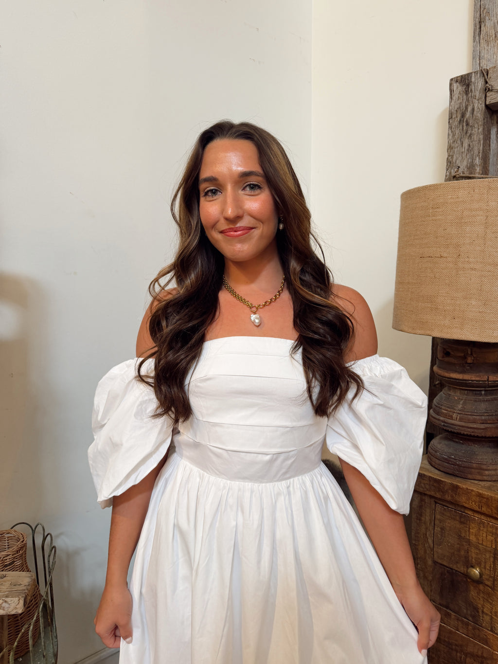 Off-the-Shoulder Maxi Dress