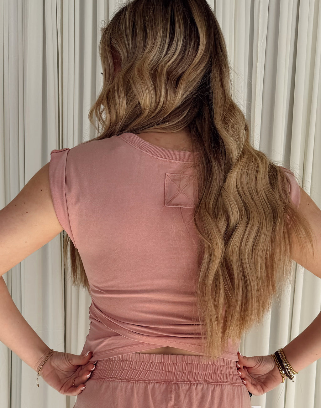 Short Sleeve Wrap Top