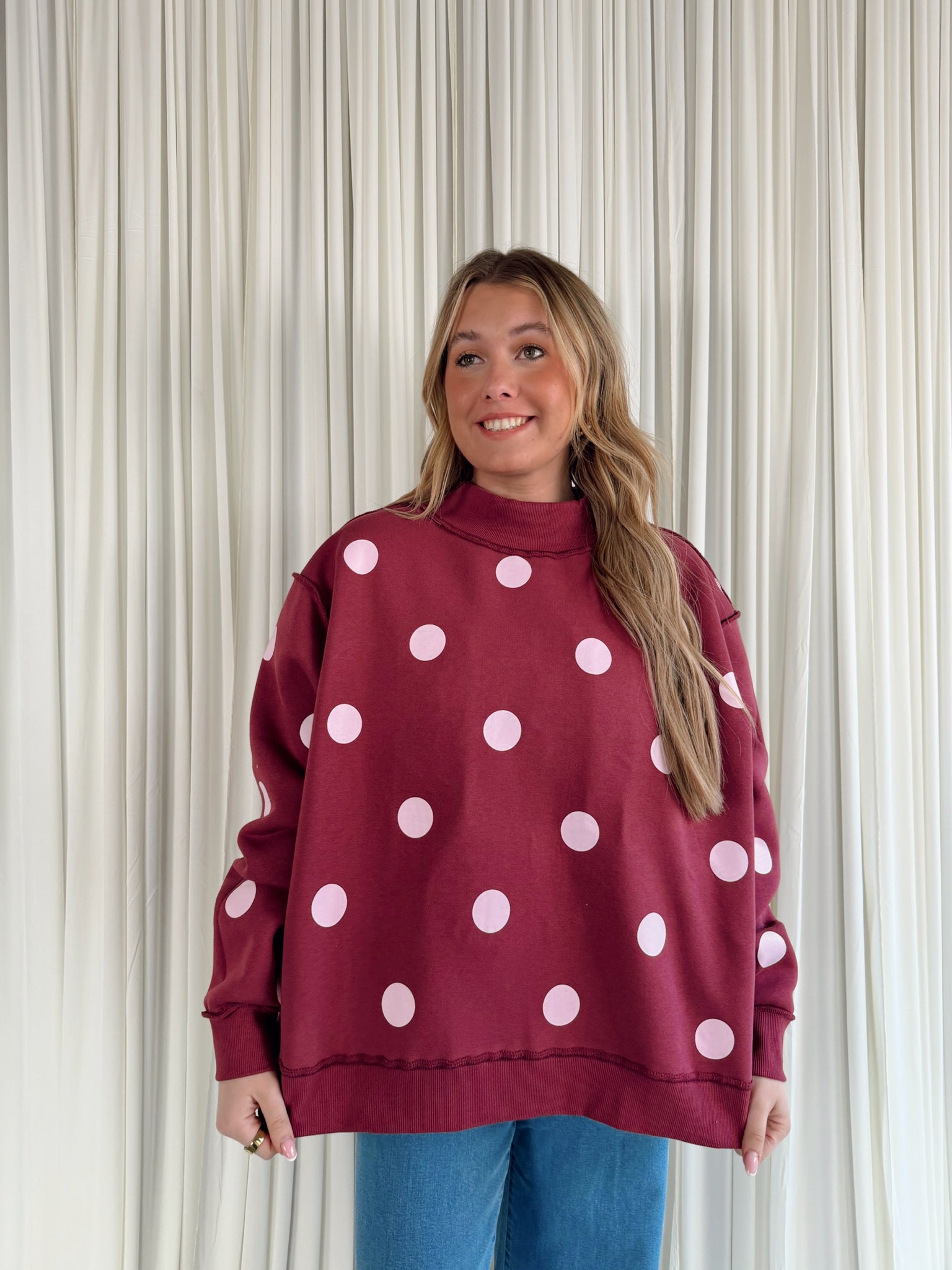 Praise God 2-Sided Mock Sweatshirt