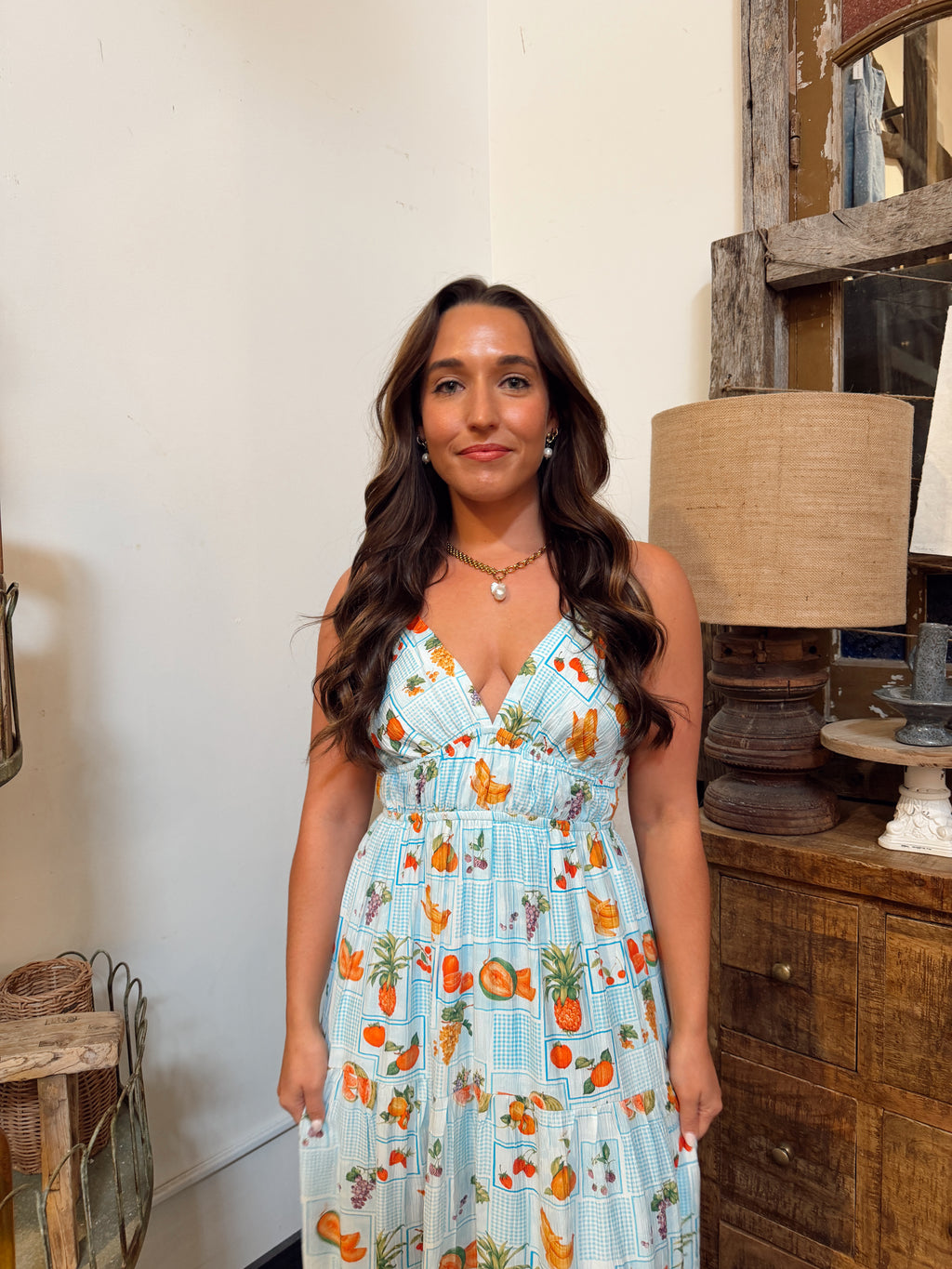 Citrus Grove Maxi Dress