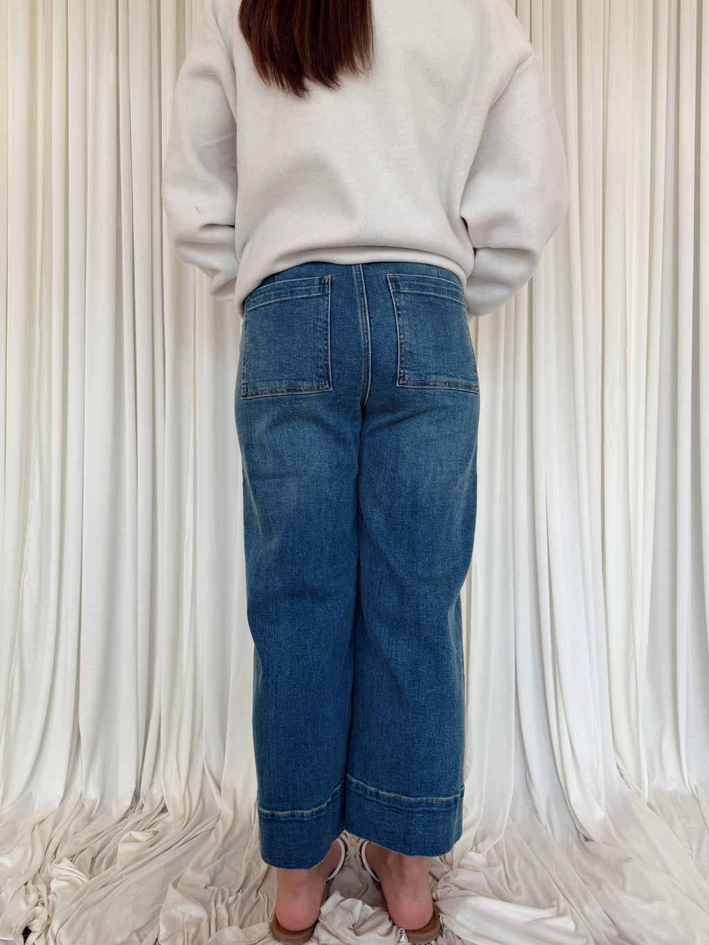 Audrey Wide Leg Jean - Prenma