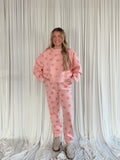 Blush Polka Dot Sweatpants