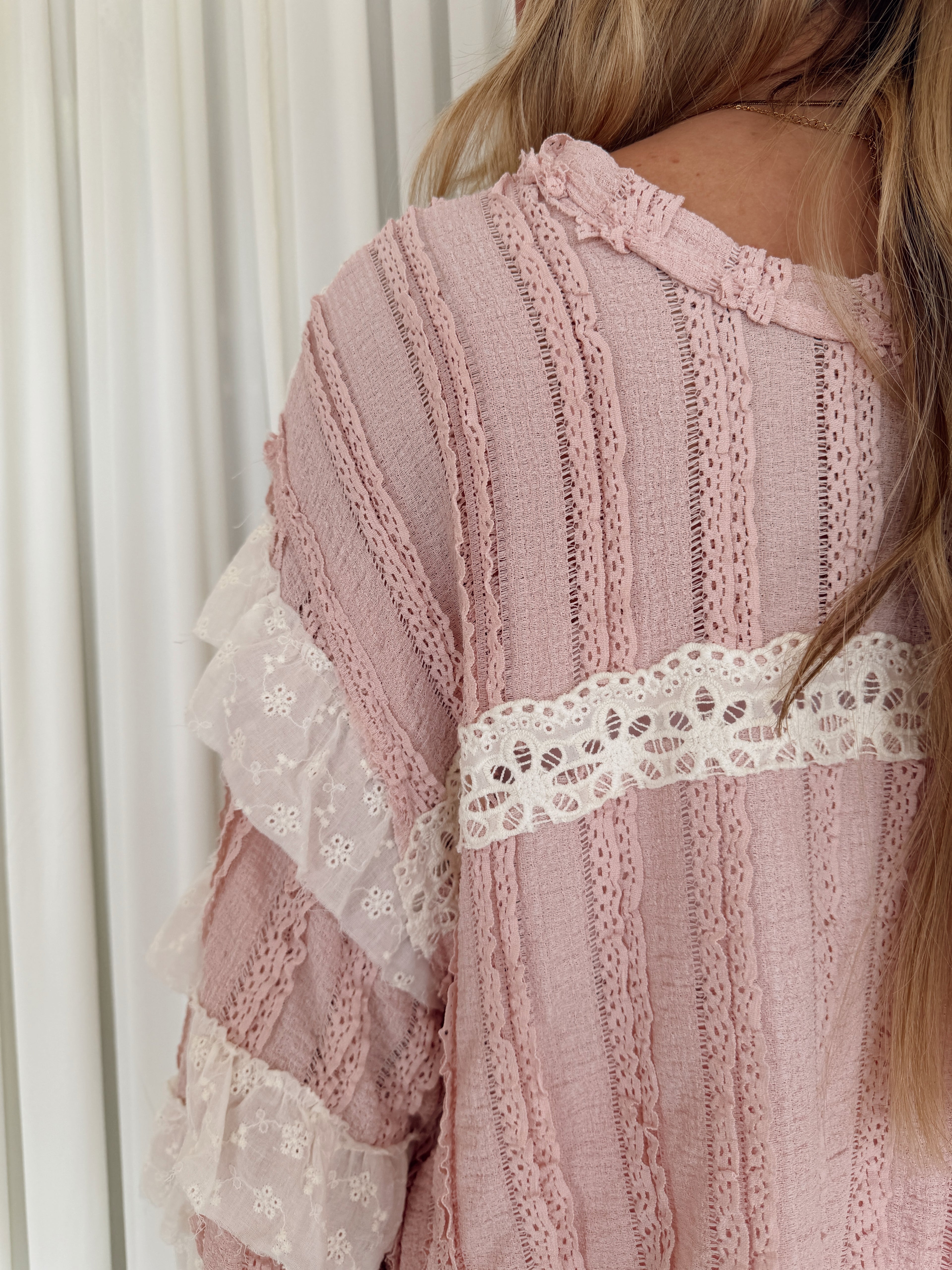 The Ruffle Lace Top
