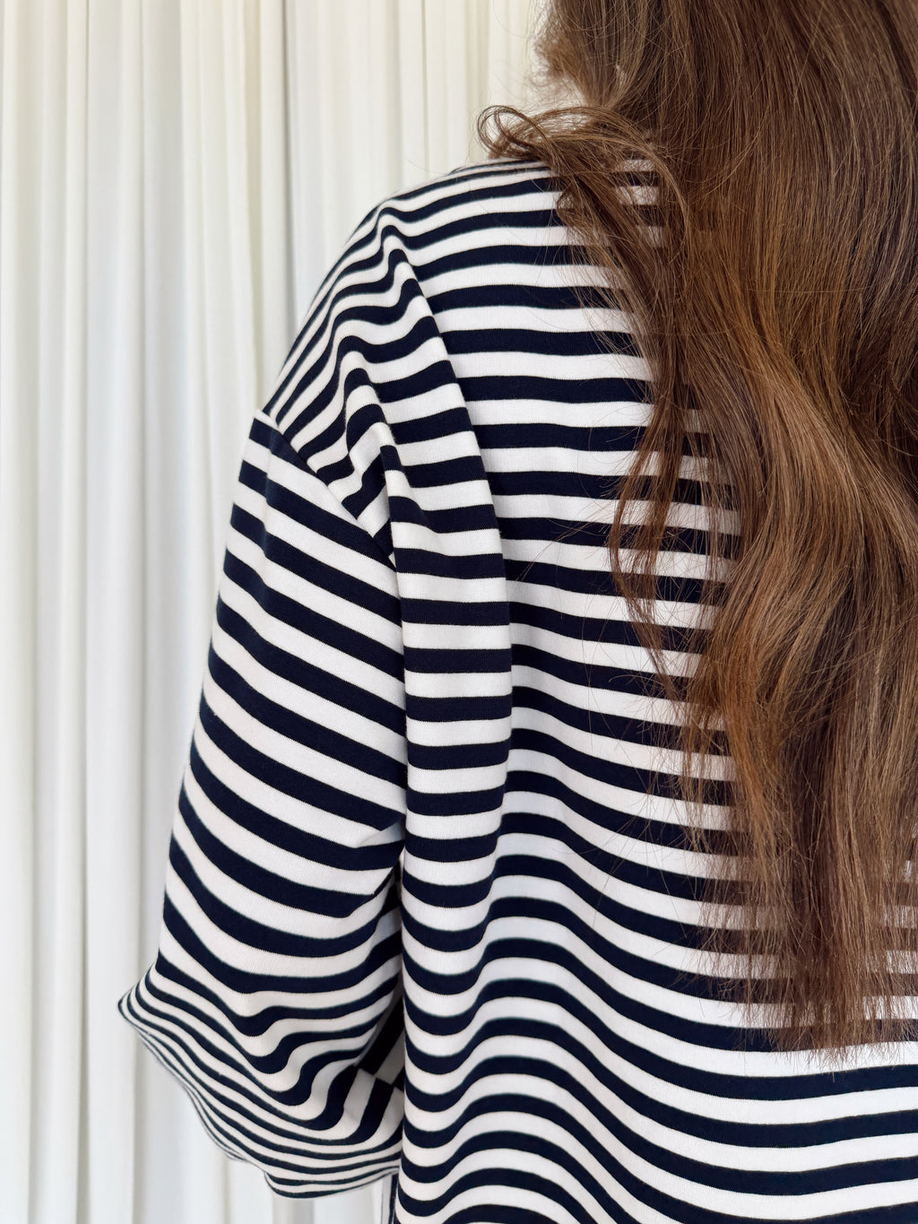 American Girl Oversized Striped T-shirt