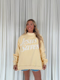 Jesus Saves Mock Neck Sweatshirt