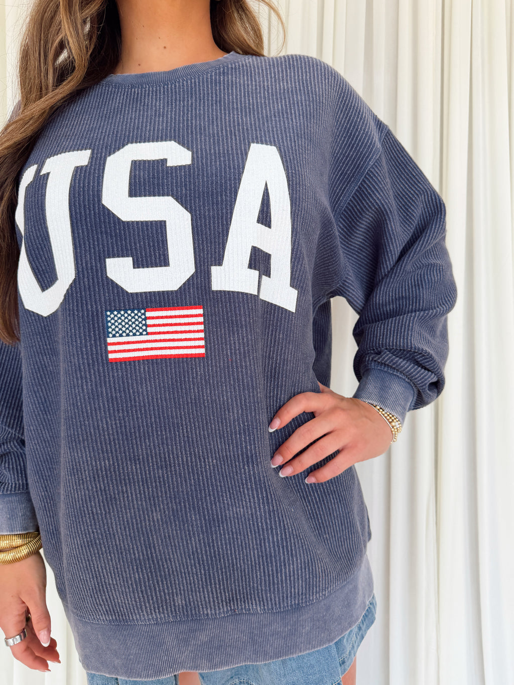 USA Flag Sweatshirt