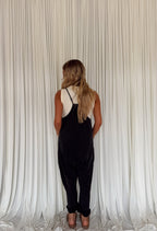 Mineral Wash Spaghetti Strap Jumpsuit