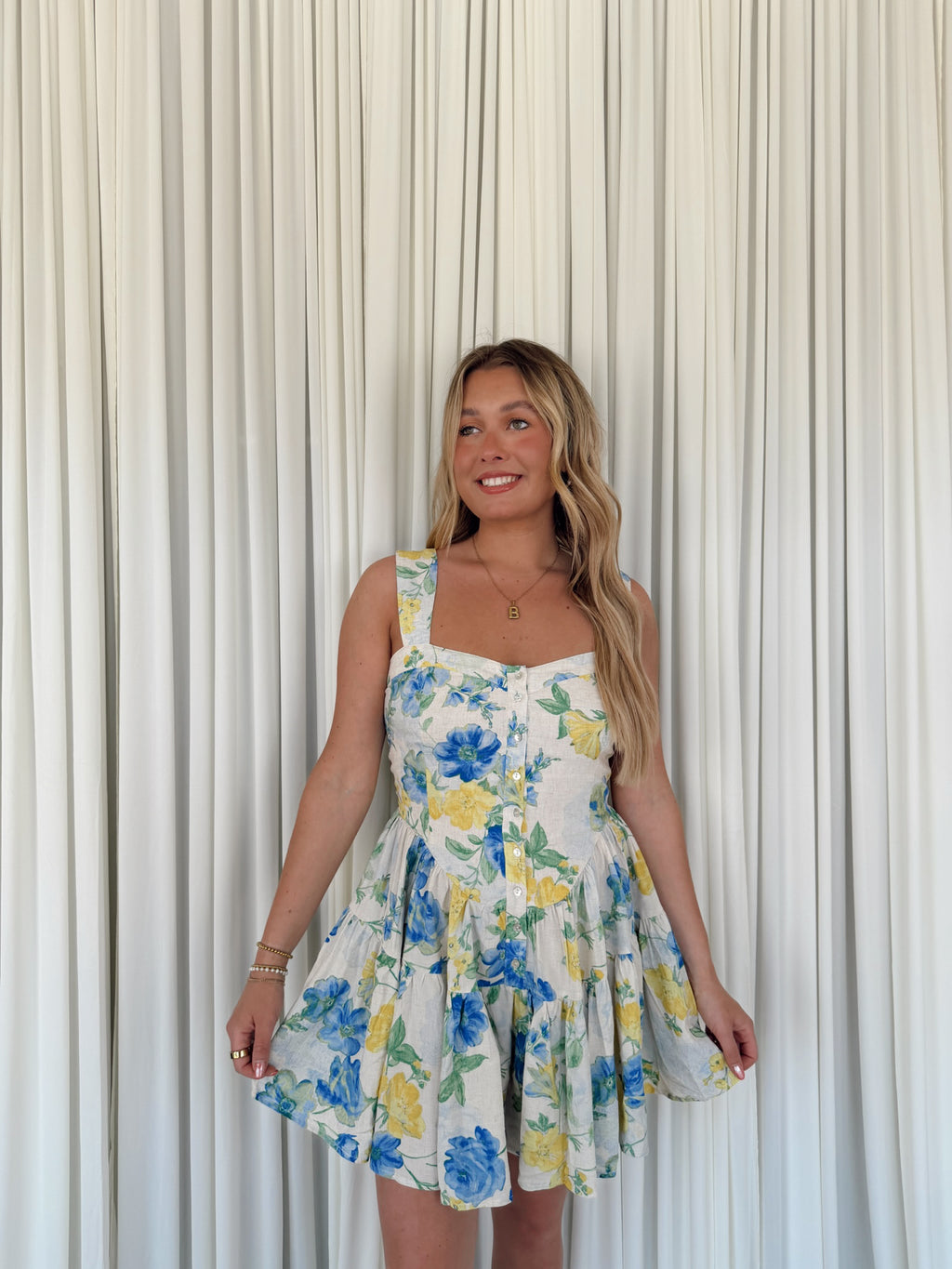 Floral Tiered Ruffle Romper