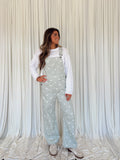 Polka Dot Barrel Overall Jumpsuit