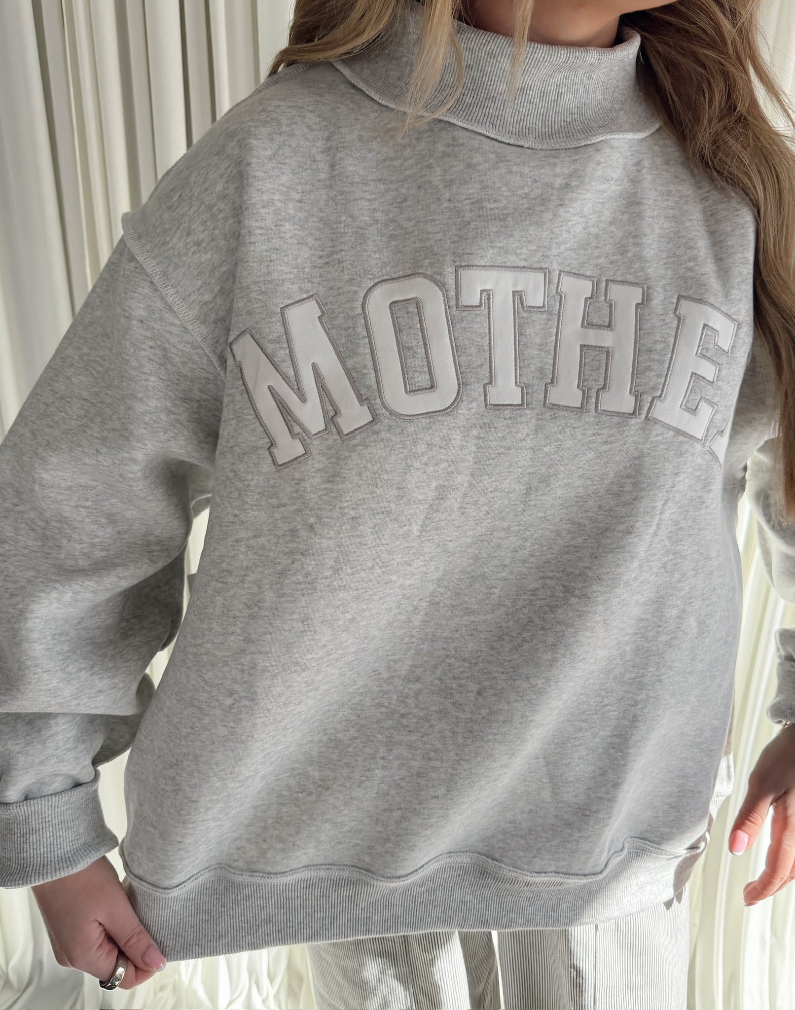 Mother Mockneck Sweatshirt