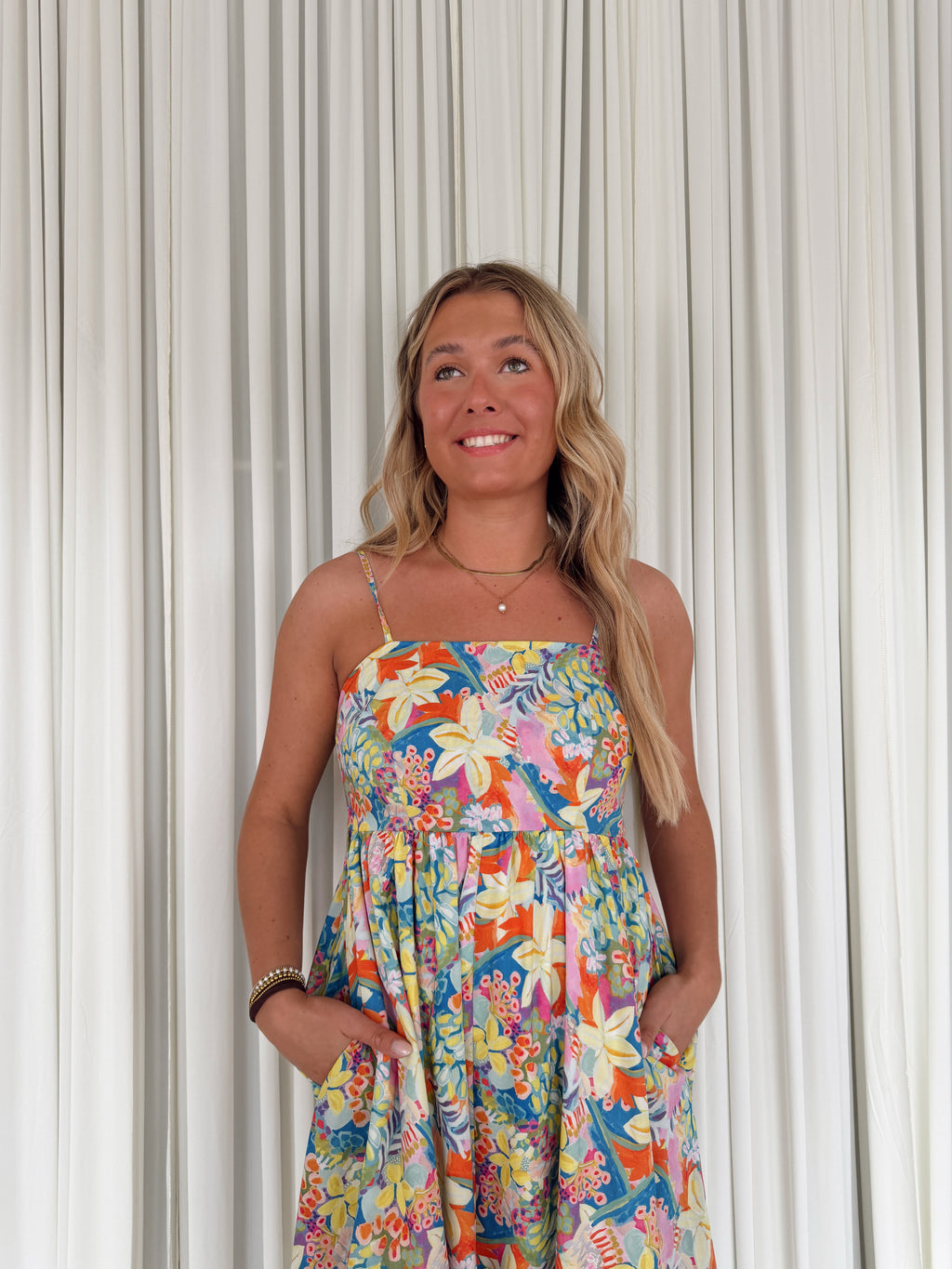 Tropical Garden Maxi Dress