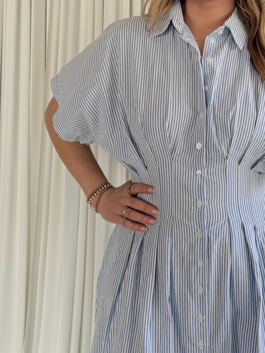 Bonnie Buttondown Woven Midi Dress