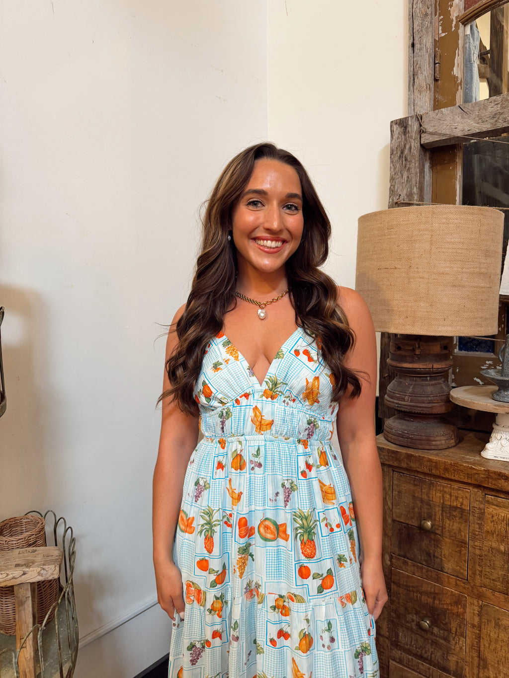 Citrus Grove Maxi Dress