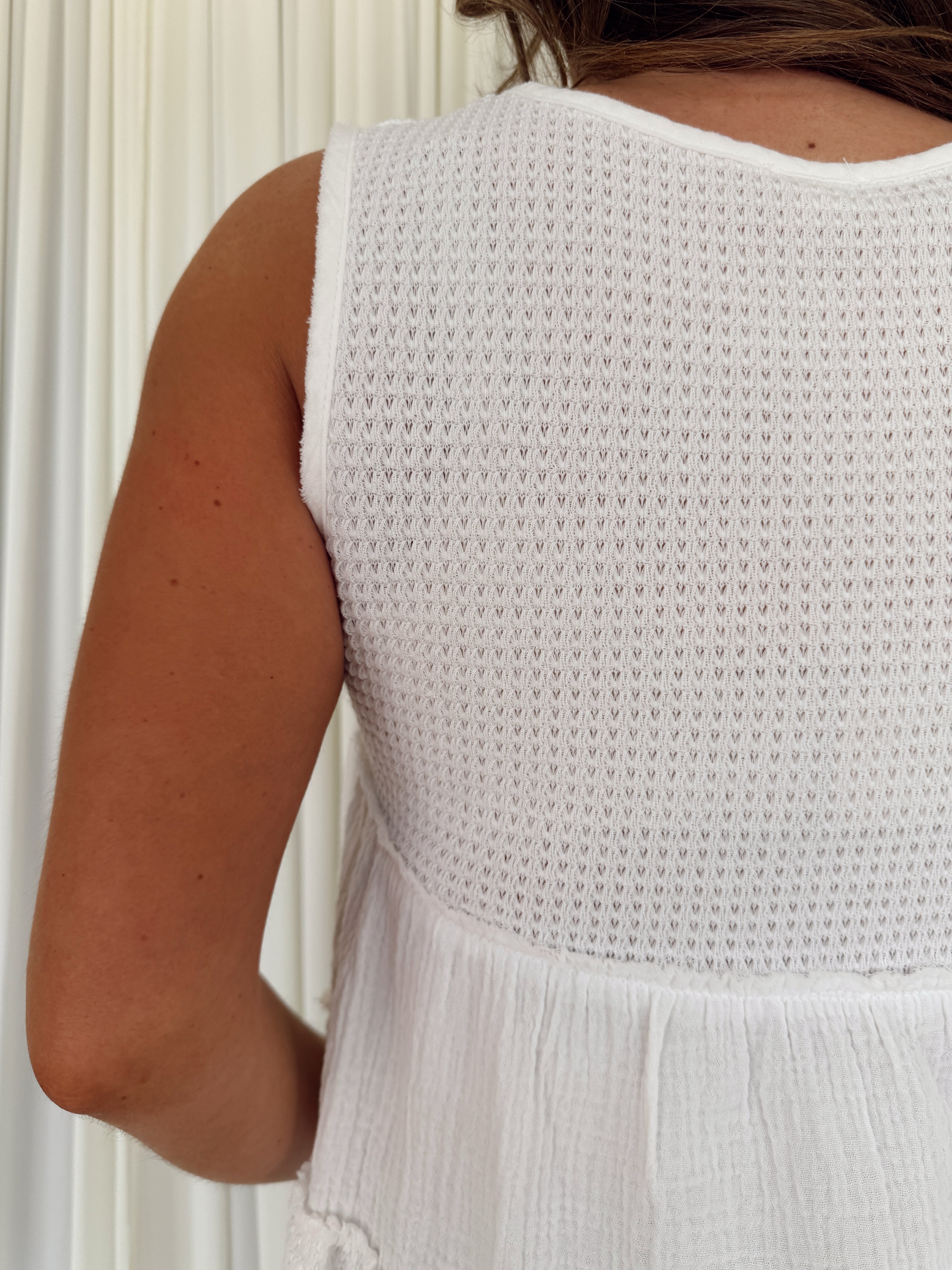 Mini Babydoll Sleeveless Tank