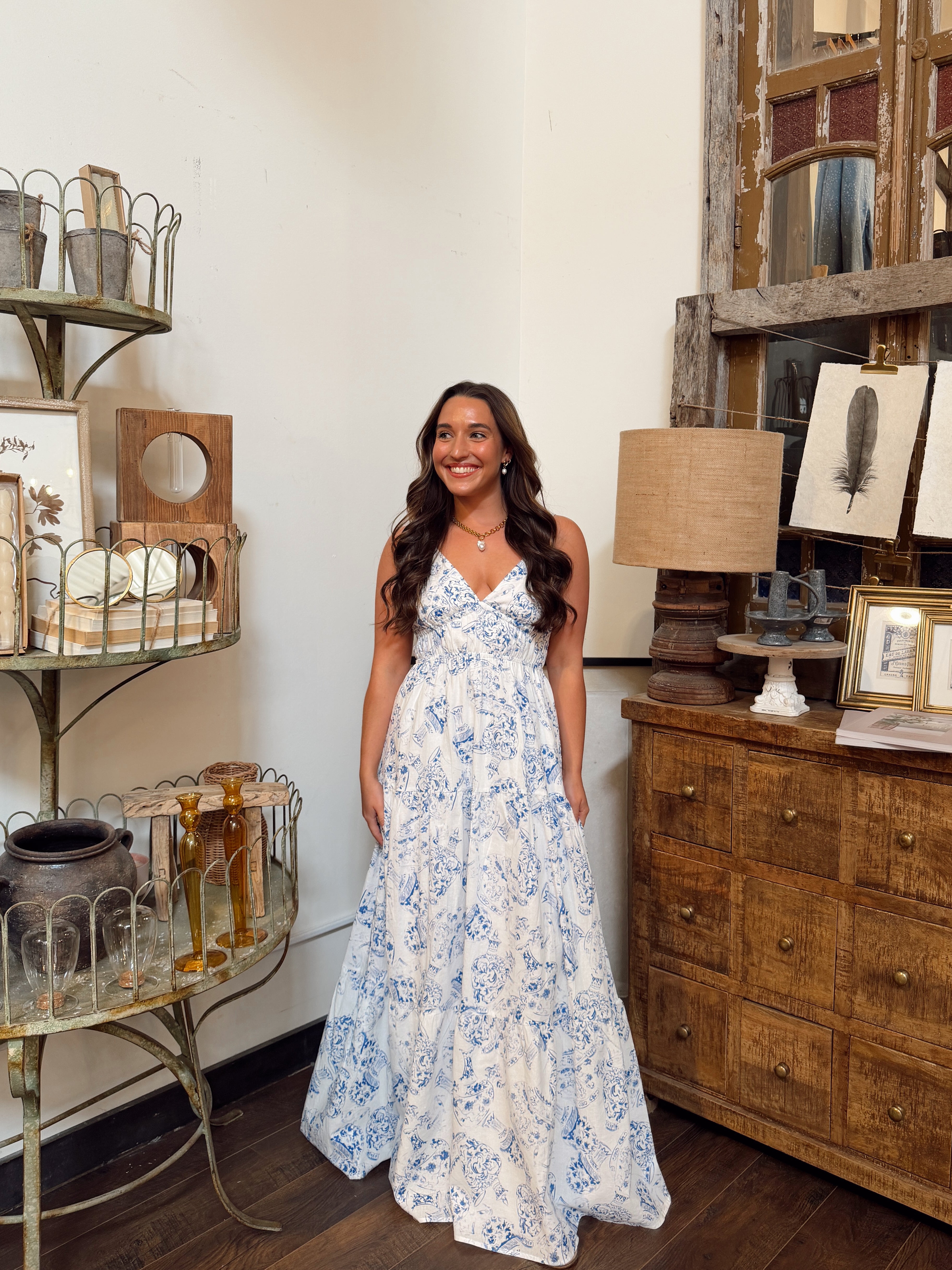 English Garden Maxi Dress