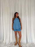 Cotton Denim Shorts