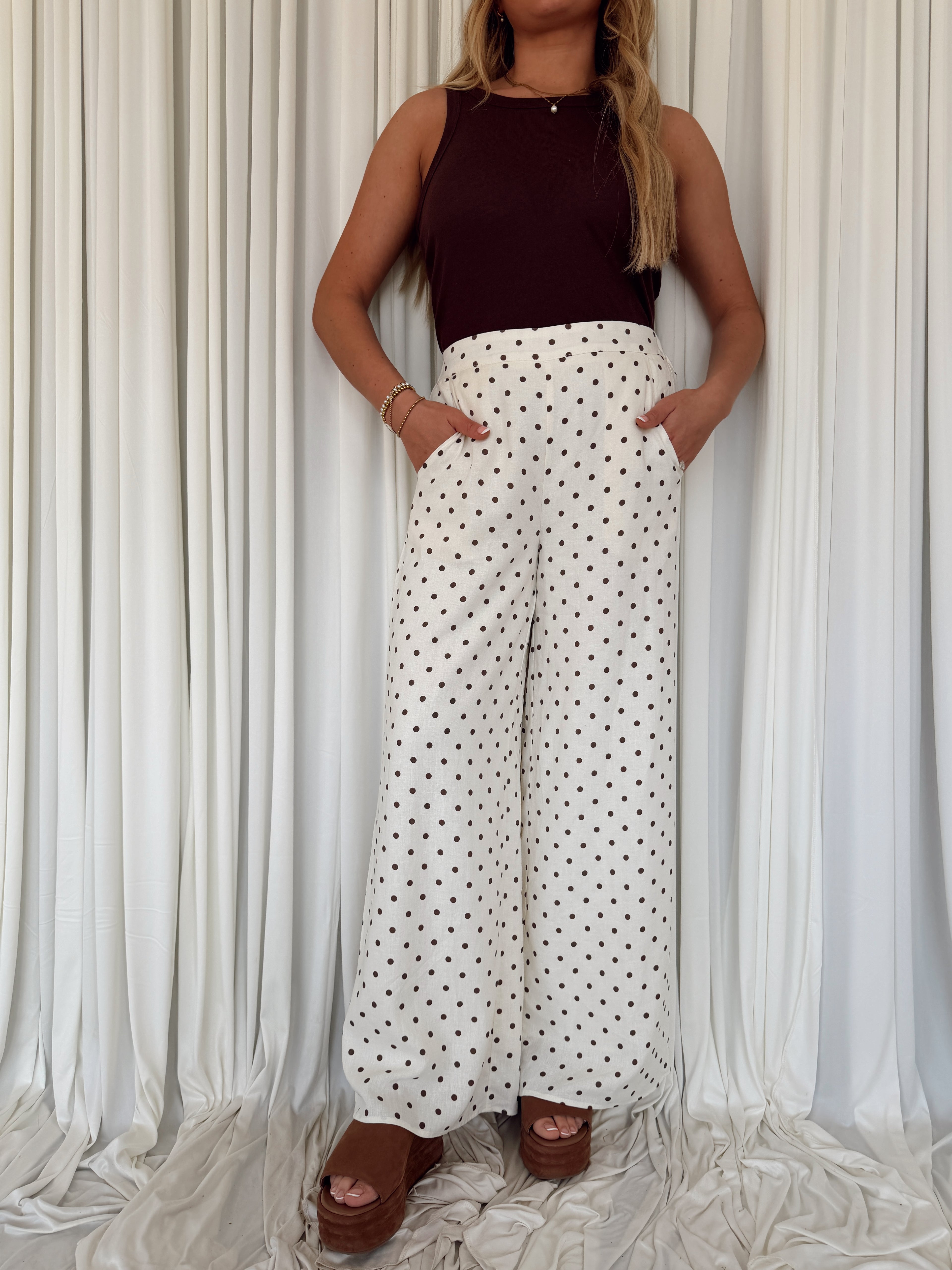 Remy Dotted Pants Woven