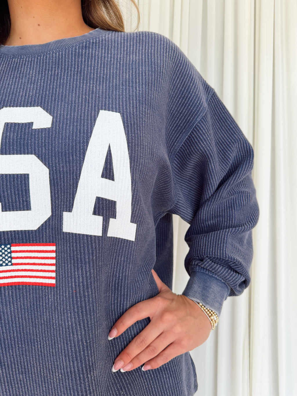 USA Flag Sweatshirt