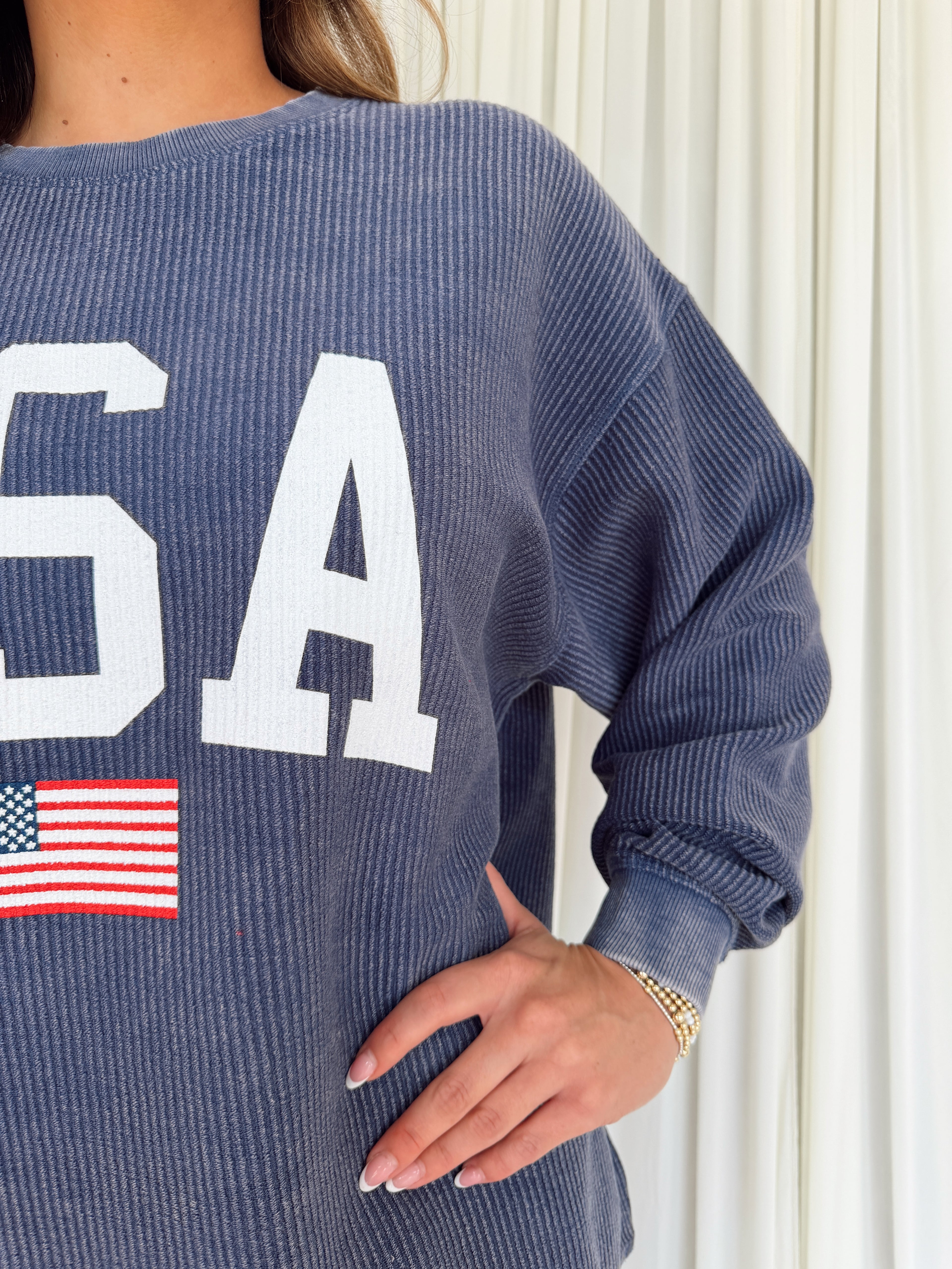 USA Flag Sweatshirt