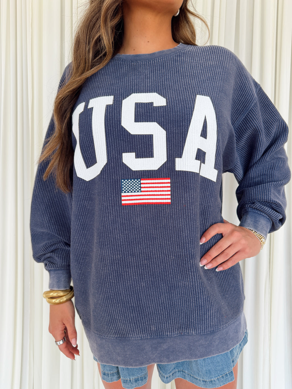 USA Flag Sweatshirt
