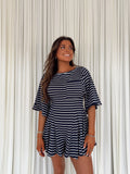 Striped Flowy Romper