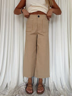 Gingham Straight Leg Pants
