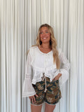 Ruffle Long Sleeve Shirt