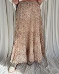 Ditsy Floral Tiered Midi Skirt