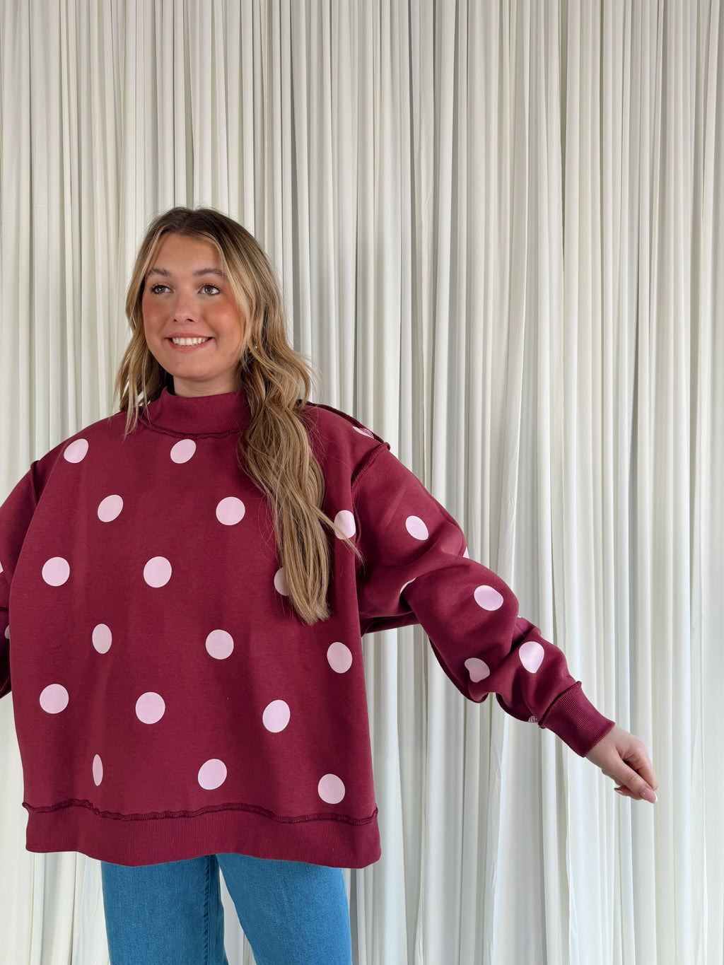 Praise God 2-Sided Mock Sweatshirt