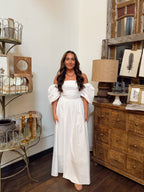 Off-the-Shoulder Maxi Dress