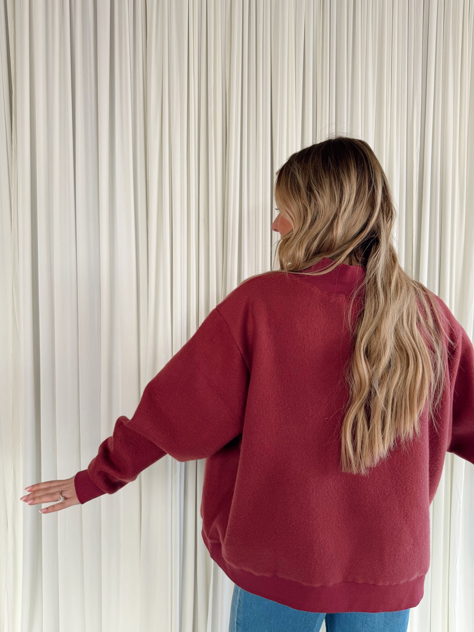 Praise God 2-Sided Mock Sweatshirt