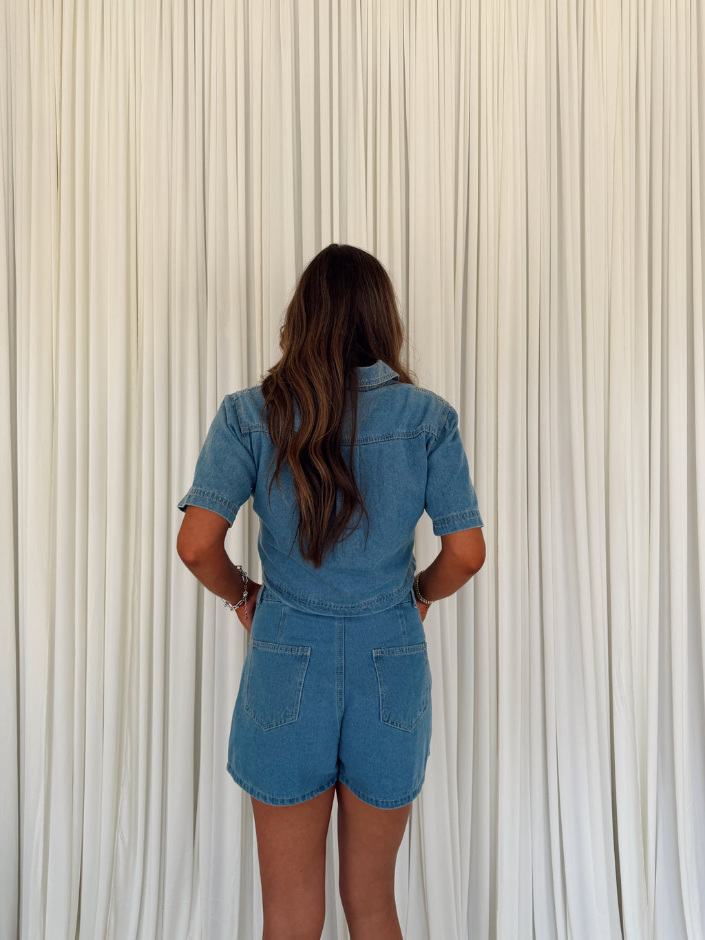 Denim Skort