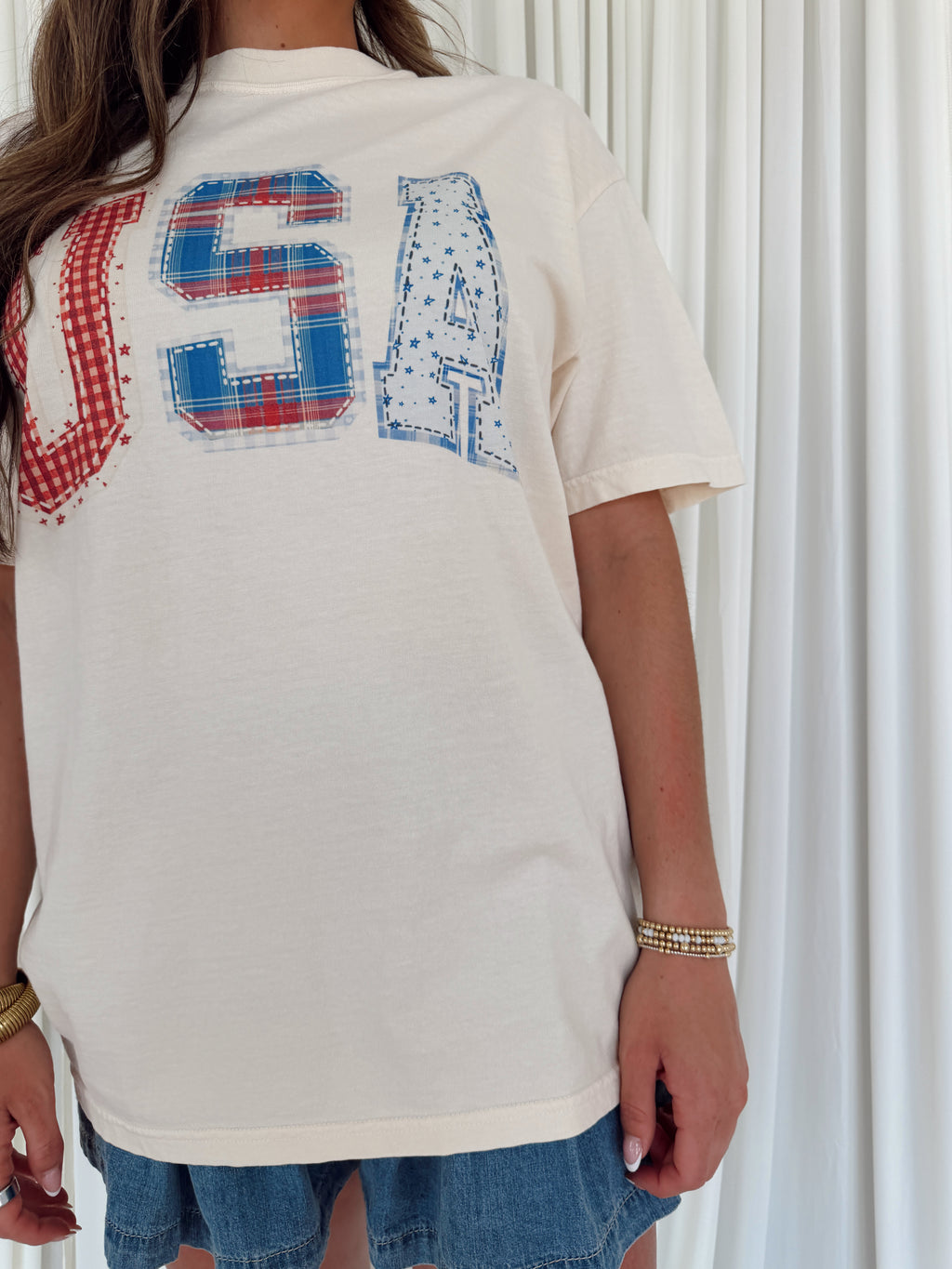 USA Patchwork Tee