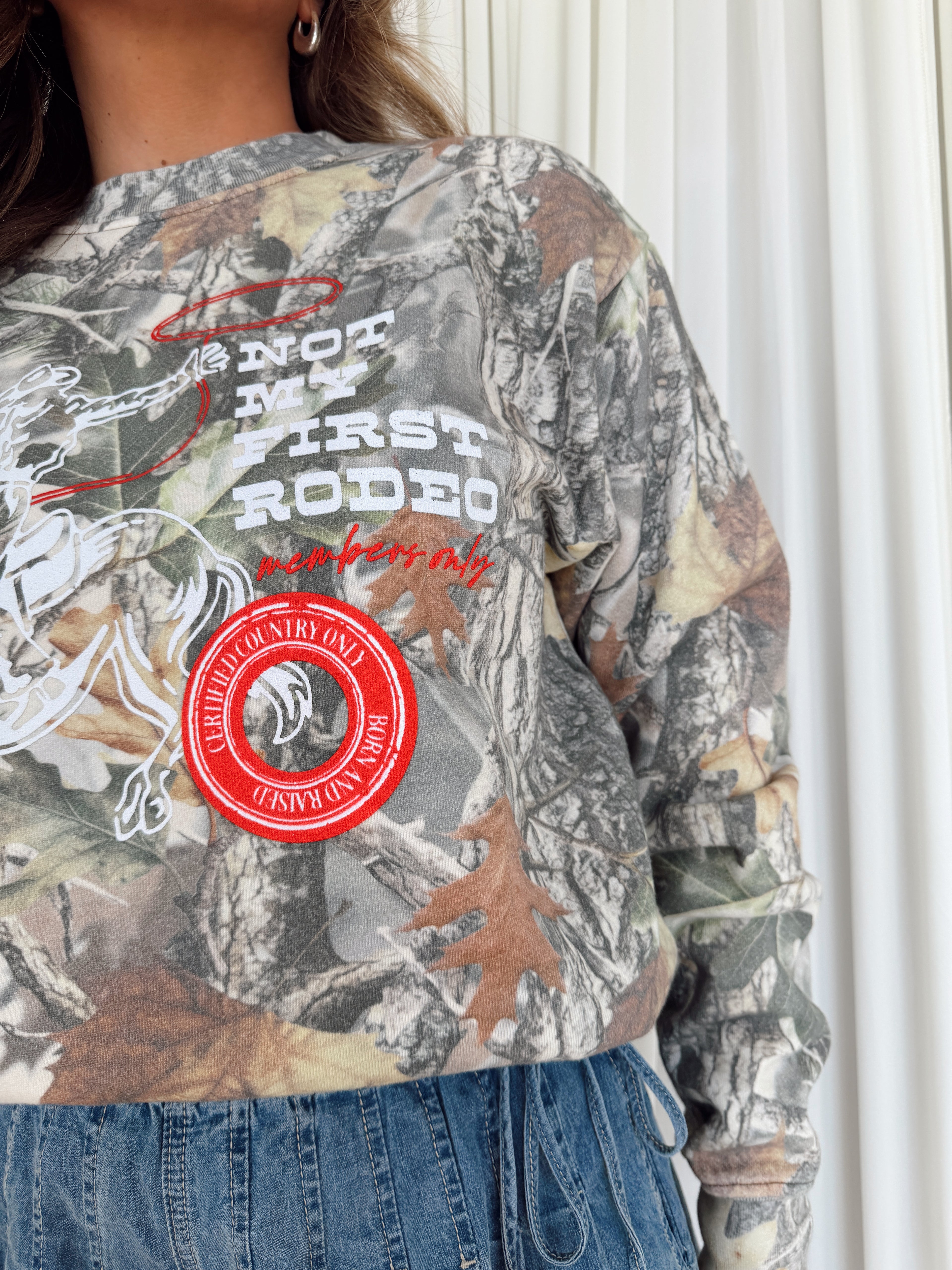 Members Only Camo Sweatshirt