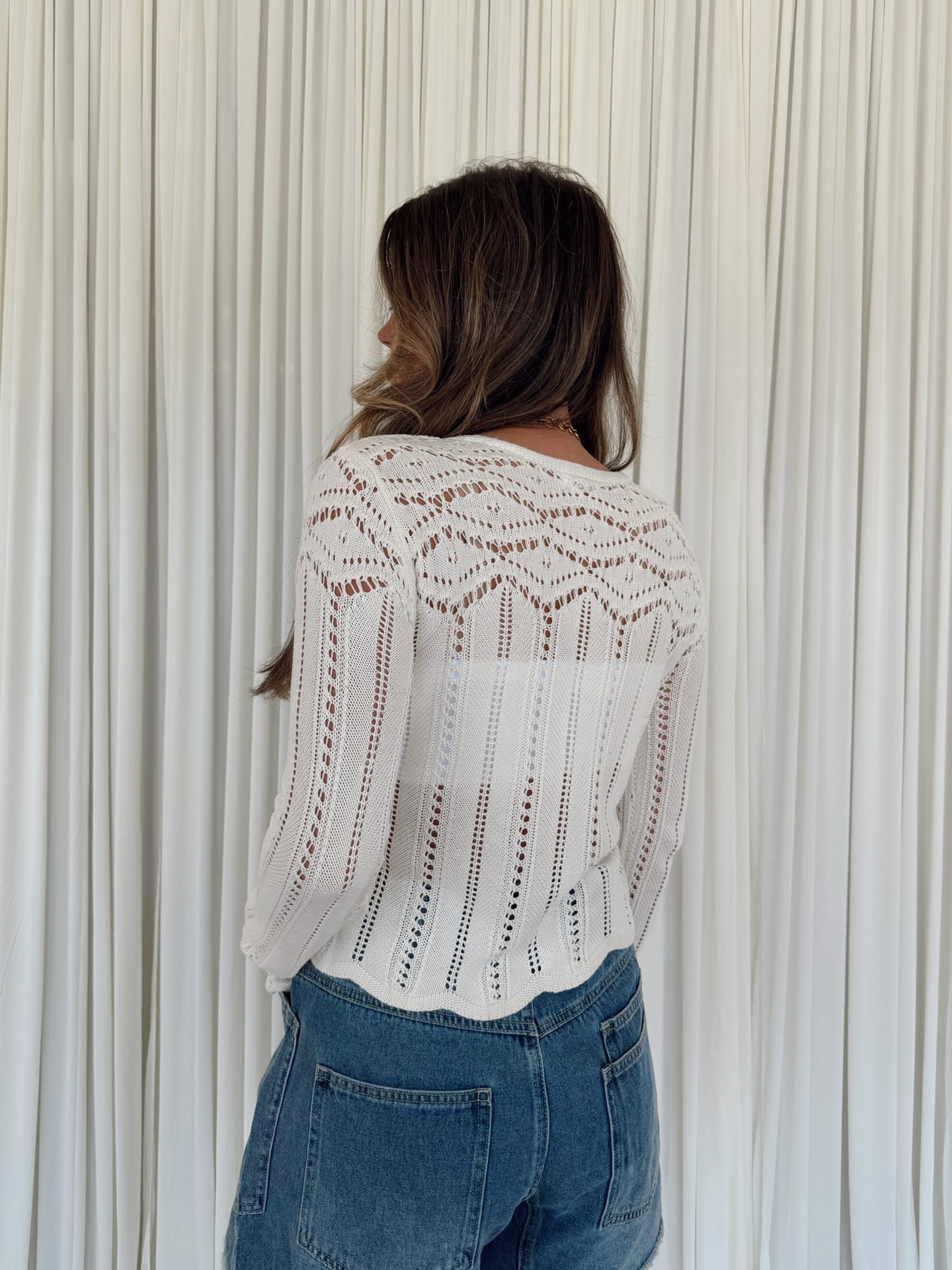 Alycia Crochet Sweater