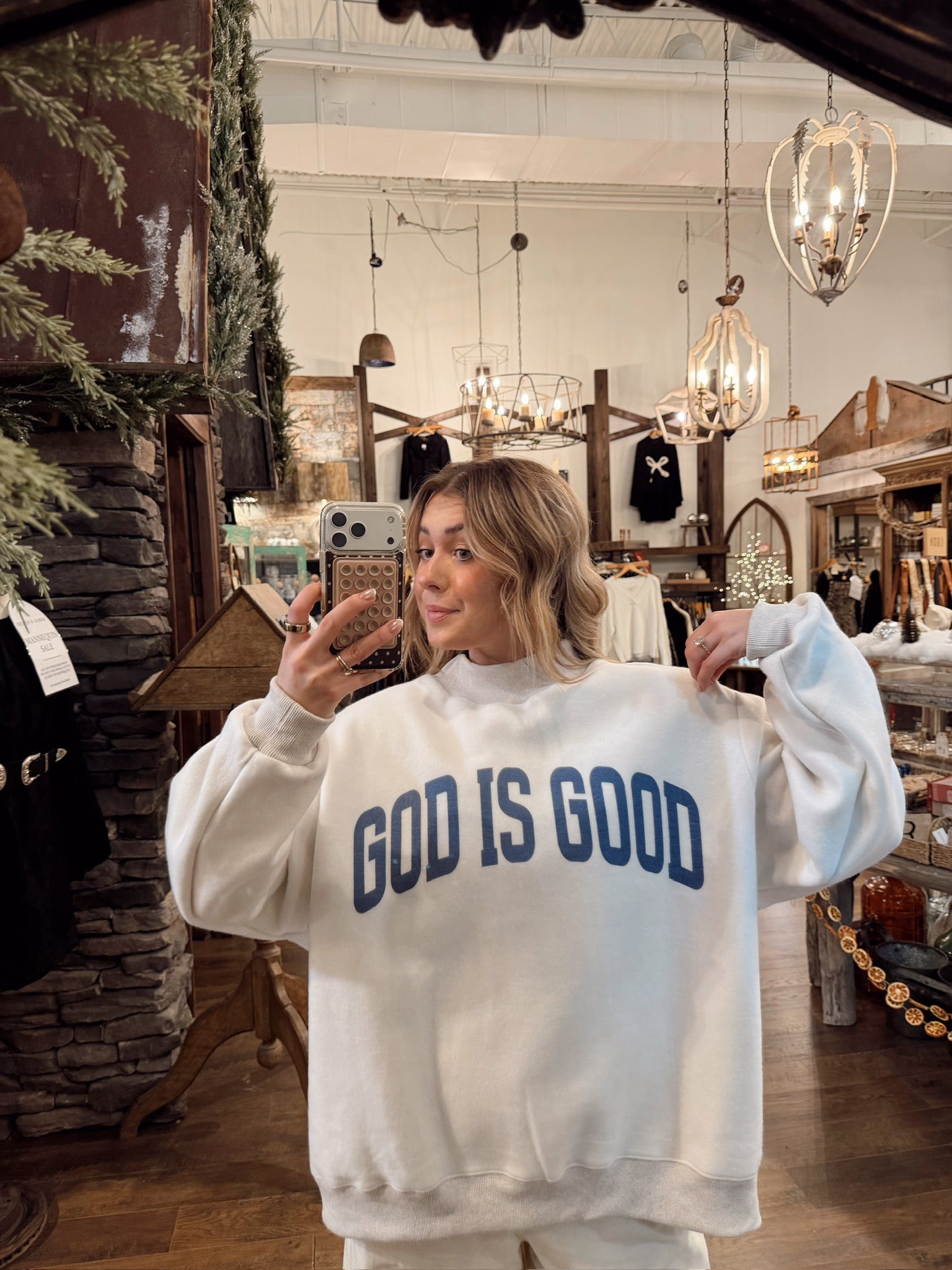 JESUS Jesus & God is Good Sweatshirt | IT2594
