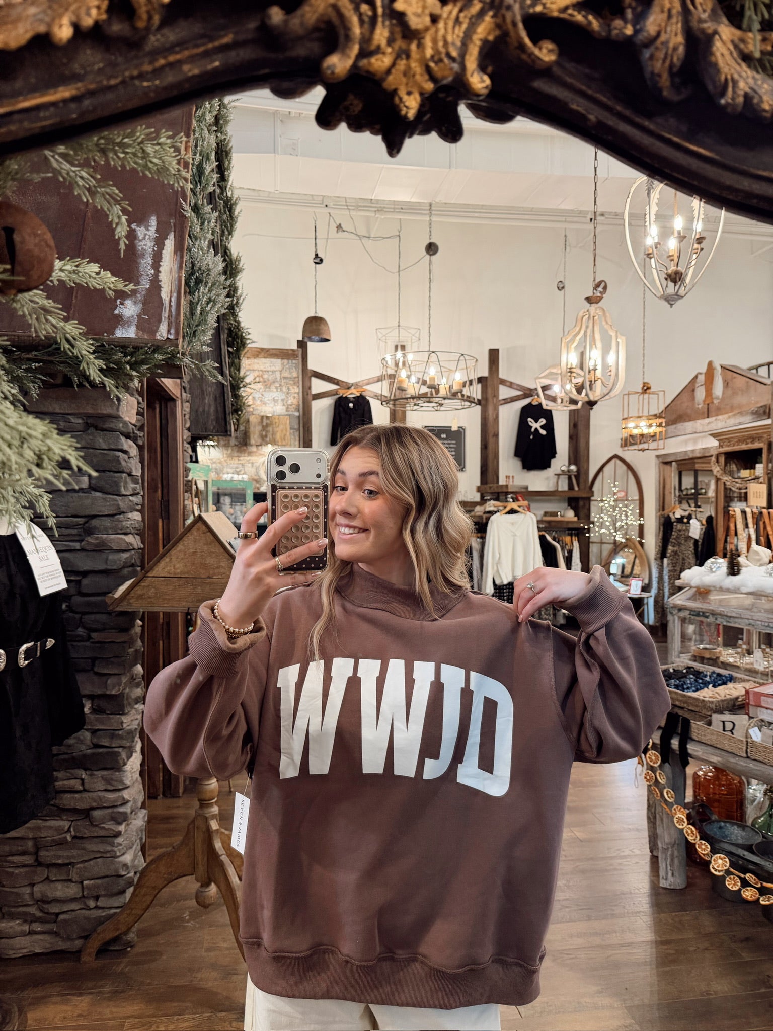 WWJD & Amen Reversible Mock neck | IT2594 – Seven & James