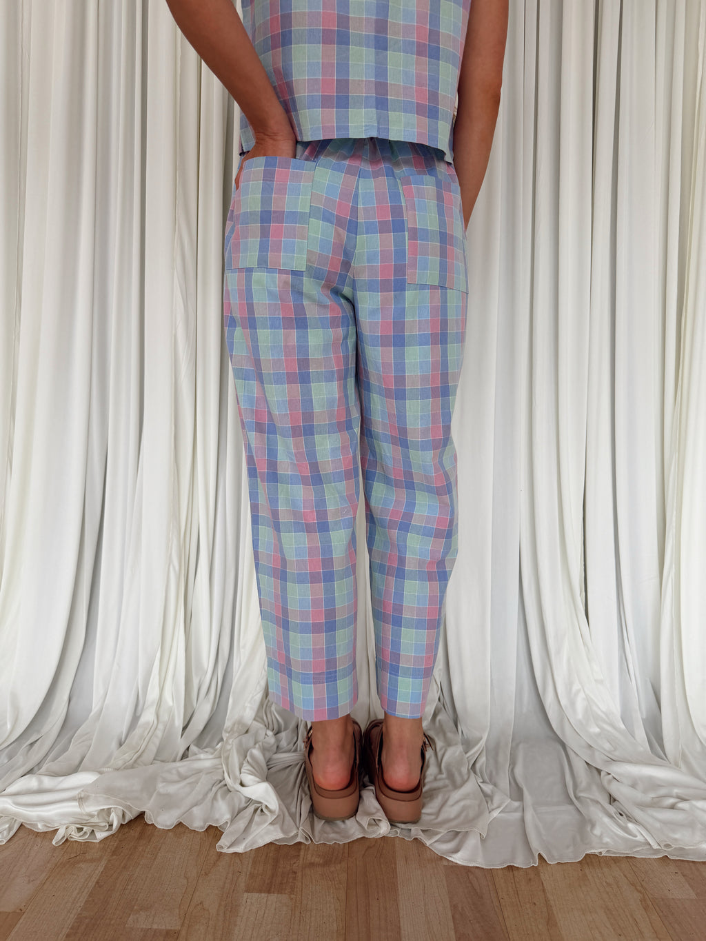 Pastel Plaid Pants