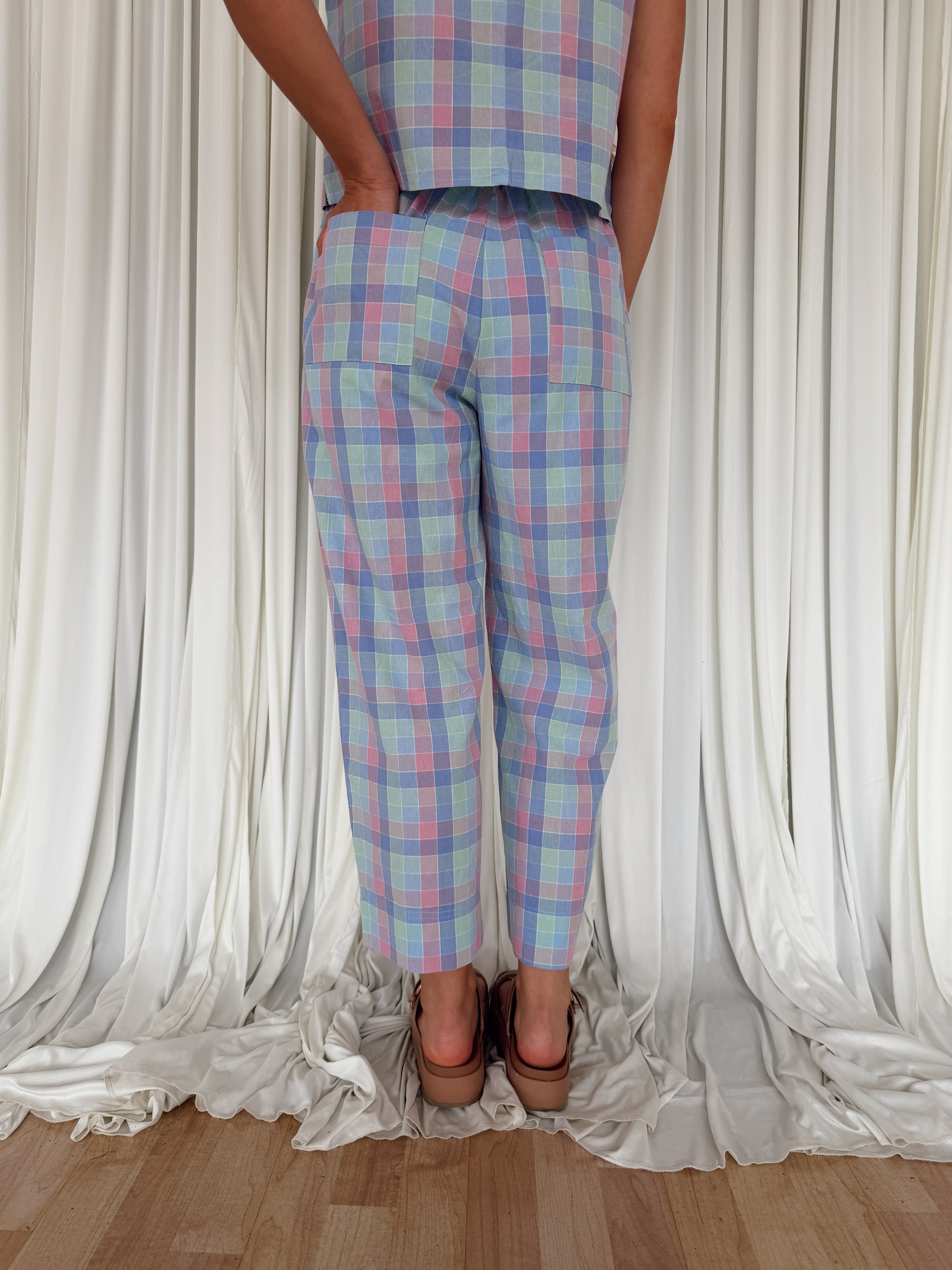 Pastel Plaid Pants