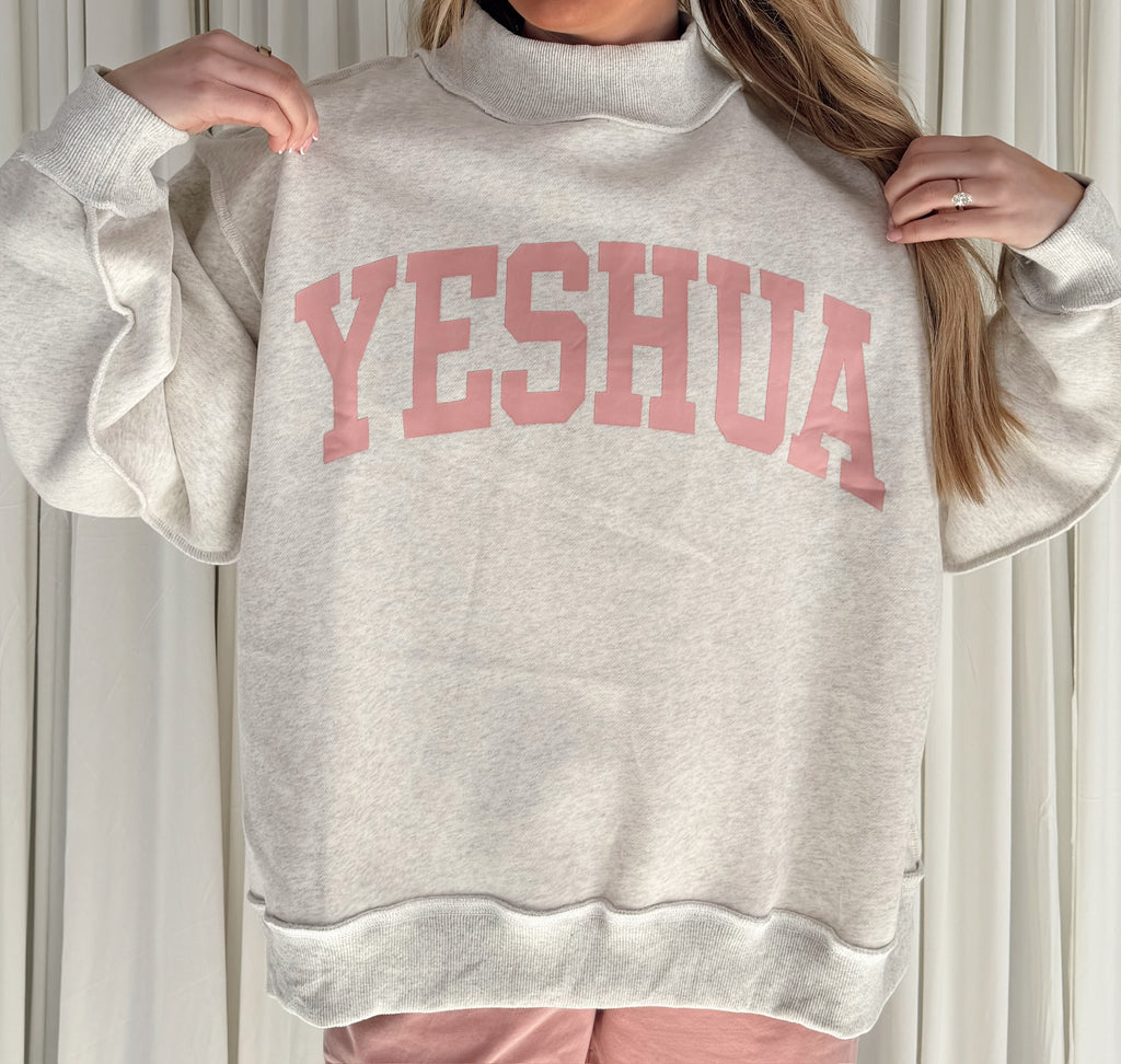 YESHUA Reversible Mock neck Sweatshirt